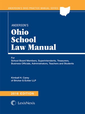 cover image of Anderson's Ohio School Law Manual